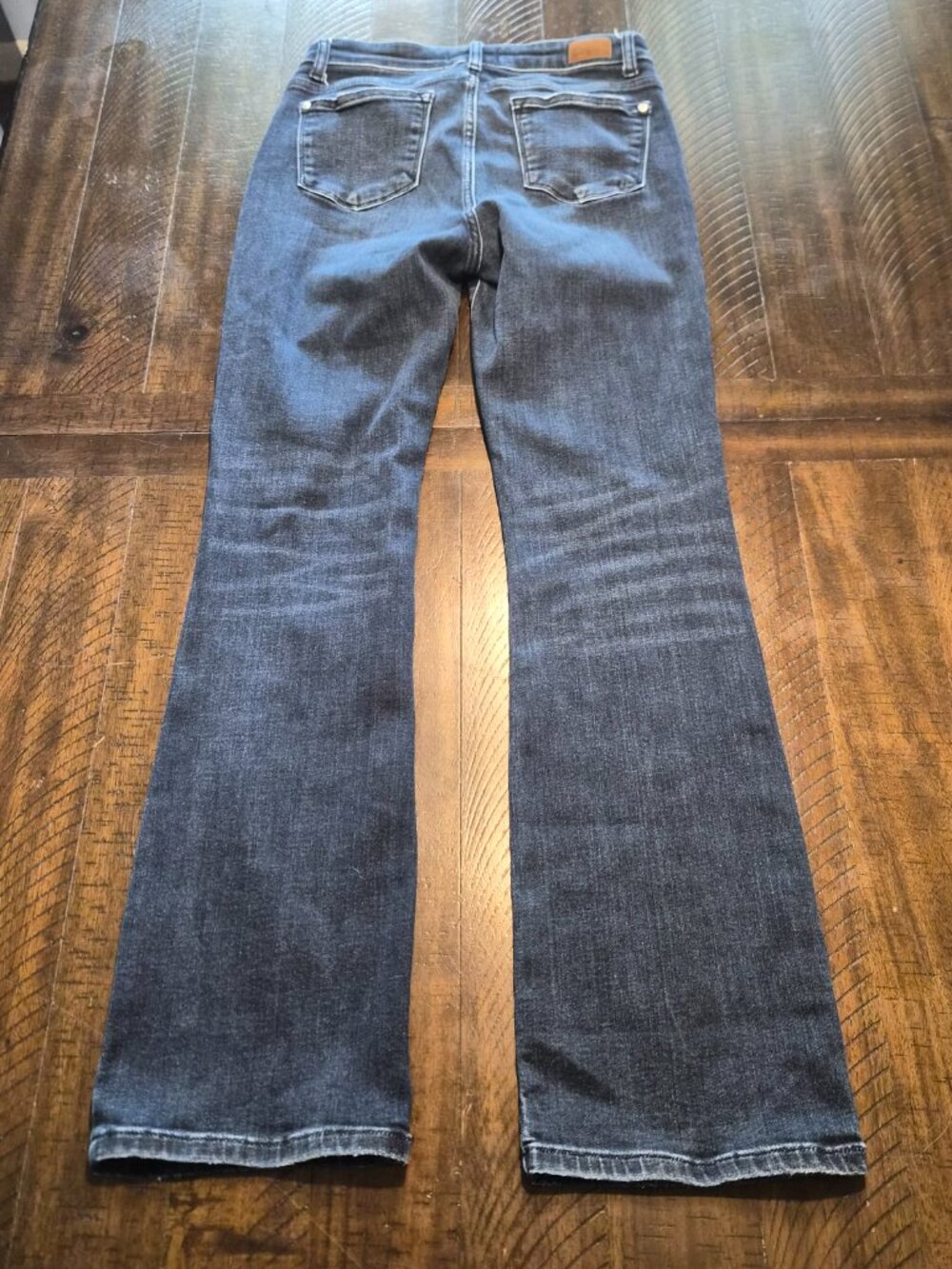 Judy Blue Womens Slim Boot Cut Dark Wash Jeans Size 7/28 Mid Rise Stretch G633 - Picture 5 of 12